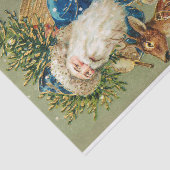 トナカイのおもちゃつき運のサンタクロース 薄葉紙 (詳細)