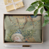 トナカイのおもちゃつき運のサンタクロース 薄葉紙 (ギフト)