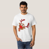 トナカイのぞき Tシャツ (正面フル)