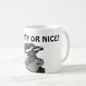 「トナカイのウィンキング」クリスマスマグカップ コーヒーマグカップ (正面右)