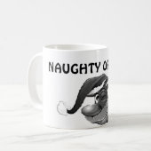 「トナカイのウィンキング」クリスマスマグカップ コーヒーマグカップ (正面左)