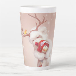 トナカイのガールハギングドッグ〔雄ジカの〕枝角 カフェラテマグ