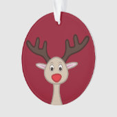 トナカイのキャラクター オーナメント (正面)