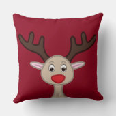 トナカイのキャラクター クッション (裏面)