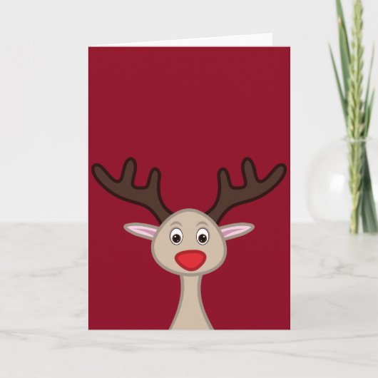 トナカイのキャラクター シーズンカード (正面)