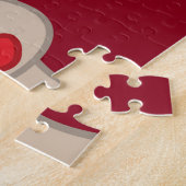 トナカイのキャラクター ジグソーパズル (側面)