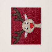 トナカイのキャラクター ジグソーパズル (縦)