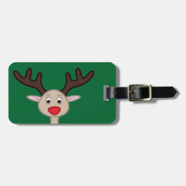 トナカイのキャラクター ラゲッジタグ