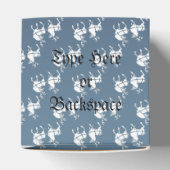 トナカイのギフトボックスをパーソナライズクリスマスのギフトボックス フェイバーボックス (上部)