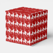 トナカイのギフトボックスをパーソナライズクリスマスのギフトボックス フェイバーボックス (裏面サイド)