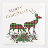 トナカイのクリスマスと緑 (正面)