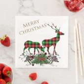 トナカイのクリスマスと緑 (インサイチュ)