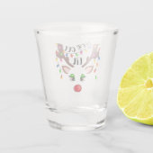 トナカイのクリスマスに点灯しよう ショットグラス (裏面)