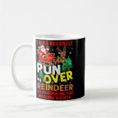 トナカイのクリスマスに轢かれました コーヒーマグカップ (左)