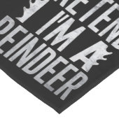 トナカイのクリスマスの衣装を装う ショートテーブルランナー (コーナー)