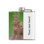 トナカイのクリスマスの装飾 フラスク (裏面)