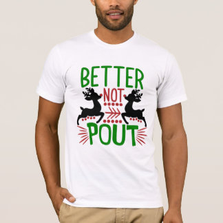 トナカイのクリスマスを食べない方が良い Tシャツ