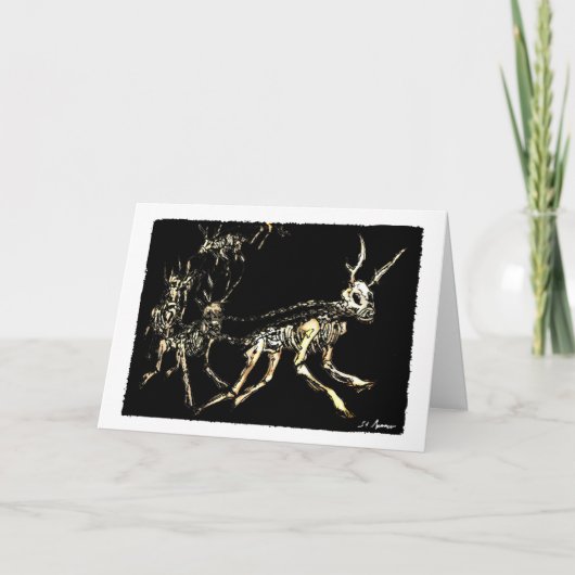 トナカイのクリスマスカードの治世 シーズンカード (正面)