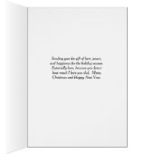 トナカイのクリスマスカードパパ (内側 (右))