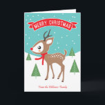 トナカイのクリスマスカード シーズンカード<br><div class="desc"></div>