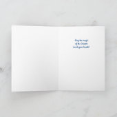 トナカイのクリスマスキスをするのために シーズンカード (内部)