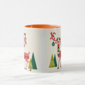 トナカイのクリスマスコーヒーマグ マグカップ (中央)