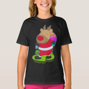 トナカイのクリスマスサック Tシャツ