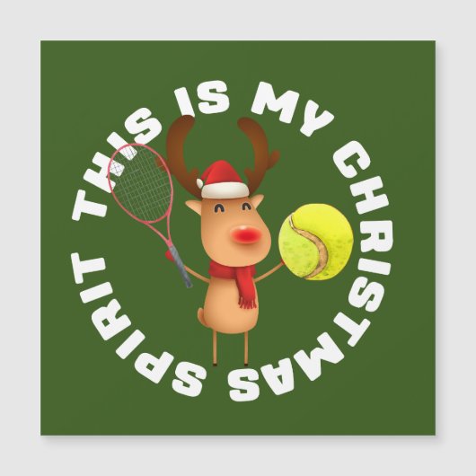 トナカイのクリスマススピリットとテニスクリスマス (正面)