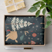 トナカイのクリスマスツリーオーナメントクリスマス 薄葉紙 (ギフト)