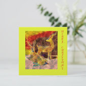 トナカイのクリスマスノート シーズンカード (スタンド正面)