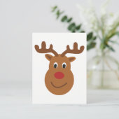 トナカイのクリスマスハガキ シーズンポストカード (スタンド正面)