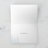 トナカイのクリスマスホリデーソングカード シーズンカード (内部)