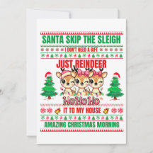 トナカイのクリスマスメリークリスマス