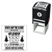 トナカイのクリスマスメリークリスマス セルフインキングスタンプ (インサイチュ)