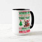 トナカイのクリスマスメリークリスマス マグカップ (正面右)