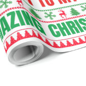 トナカイのクリスマスメリークリスマス ラッピングペーパー (ロールコーナー)