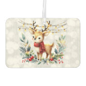 トナカイのクリスマスライトキラキラ カーエアーフレッシュナー (裏面)