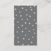 トナカイのクリスマス冬おむつラッフル 名刺 (裏面)