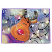 トナカイのクリスマス ギフトバッグ (正面)