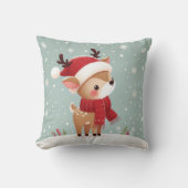 トナカイのクリスマス クッション (正面)