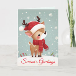 トナカイのクリスマス シーズンカード