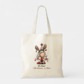 トナカイのクリスマス トートバッグ (裏面)