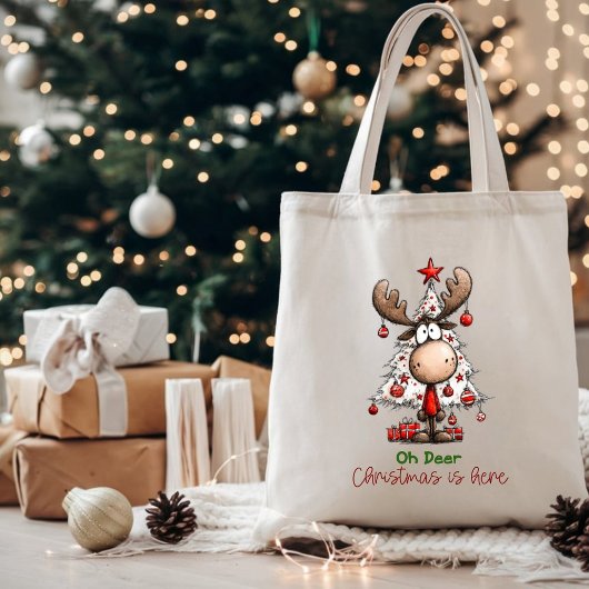 トナカイのクリスマス トートバッグ