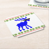 トナカイのクリスマス ペーパーコースター (アングル)