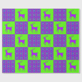 トナカイのクリスマス ラッピングペーパー (フラット)