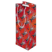 トナカイのクリスマス ワインギフトバッグ (裏面アングル)