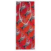 トナカイのクリスマス ワインギフトバッグ (裏面)