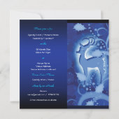 トナカイのクリスマス　７月　ウィンターワンダーランド 招待状 (裏面)