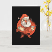 トナカイのゲーム – サンタ狩りルドルフ カード (黄色い花)