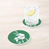 トナカイのコースターカスタムクリスマスコースター コースター (側面)